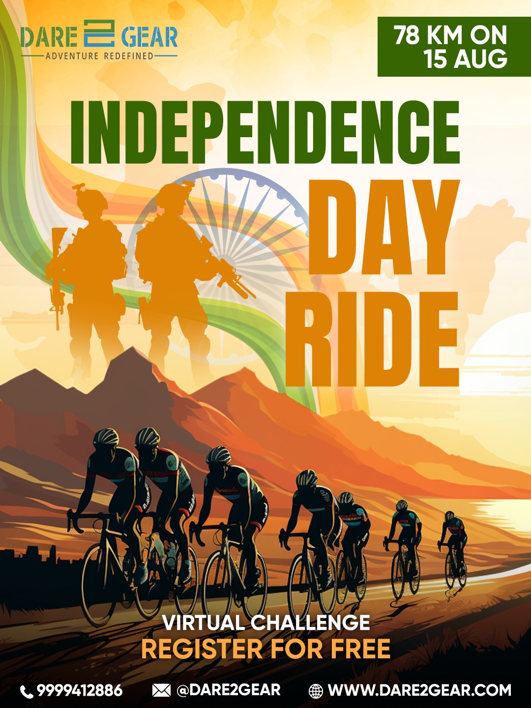 78 Km Independence Day Ride